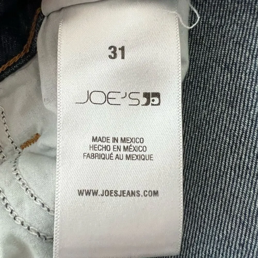 JOE'S Women Jeans Blue The Honor Distressed High Rise Vintage Straight Size 31